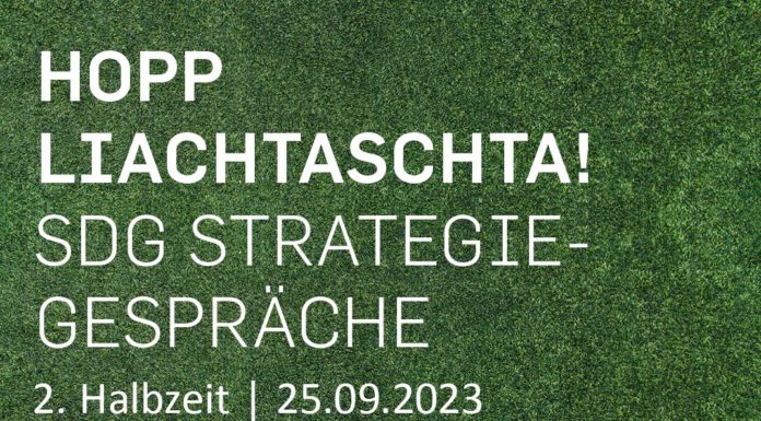 SDG-Strategiegespräch: «Hopp Liachtaschta»