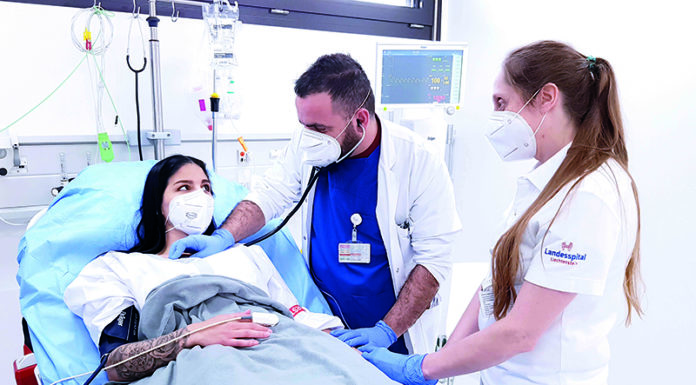 Das Landesspital ist rund um die Uhr für jede/n da!