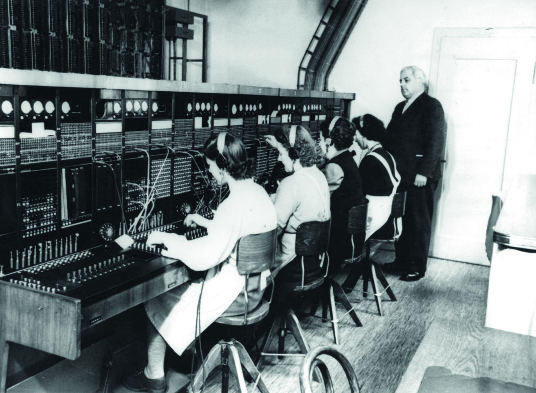 Bild Telefonistinnen 1945, Bild Landesarchiv