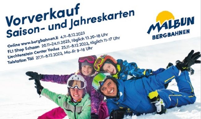 Bergbahnen Malbun AG: Vorverkaufsstart und neue Preise