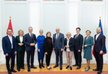 Vorarlberger Landesregierung zu Besuch in Vaduz