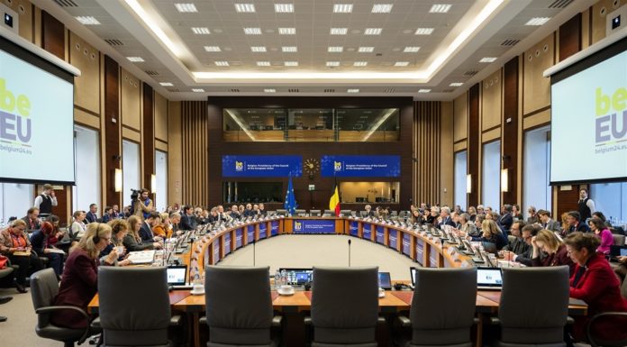 Sabine Monauni am europäischen Umweltministertreffen in Brüssel