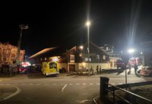 Brand in Neckar. Ein Mann wurde verletzt und ins Spital gebracht. Foto: KPSG