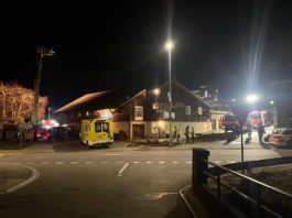 Brand in Neckar. Ein Mann wurde verletzt und ins Spital gebracht. Foto: KPSG