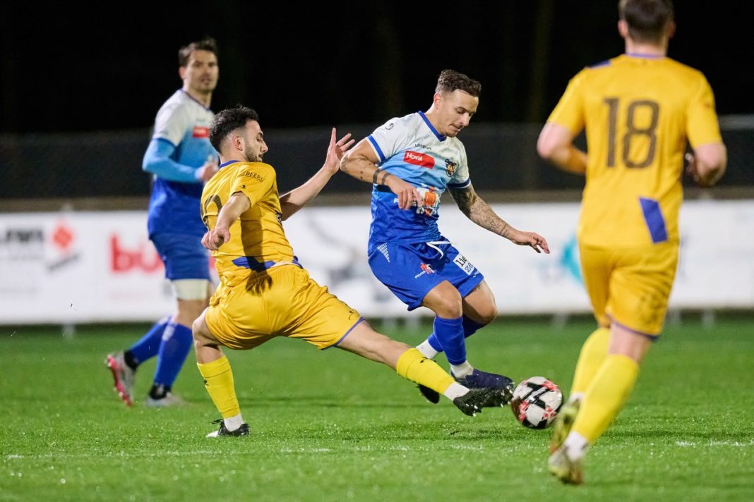 FCB - USV, 1-1, am 13.3.2024, Torschütze Gentile, 13.min., USV besser, vorne.Bilder-M.Z