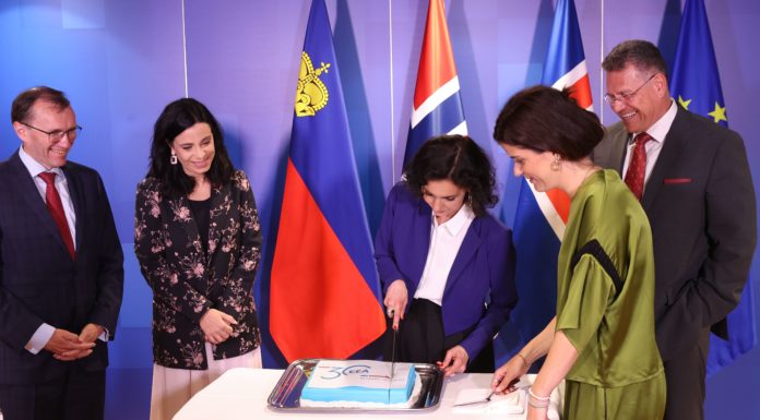 30 Jahre Jubiläum des Europäischen Wirtschaftsraums