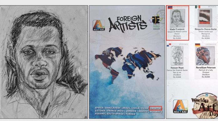 Vranjevic -Ausstellung in Mauritius