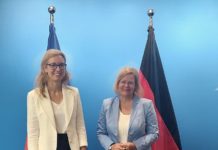 Arbeitsbesuch von Regierungschef-Stv. Sabine Monauni in Berlin