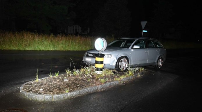 Selbstunfall in alkoholisiertem Zustand