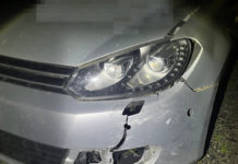 Vaduz: Auto kollidiert mit Inselschutzpfosten