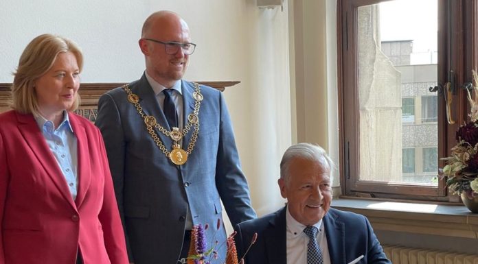 Landtagspräsident Albert Frick zu Gast in Deutschland