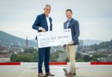 Rega beteiligt sich mit 100’000.- Franken an den Baukosten der neuen Helikopterplattform