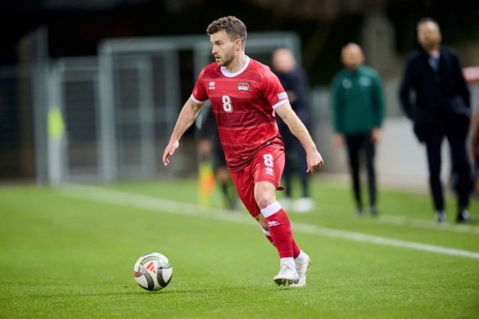 Aron Sele, Torschütze 1-0 LIE-San Marino, 18.11.2024. Nations League 1-3-Niederage