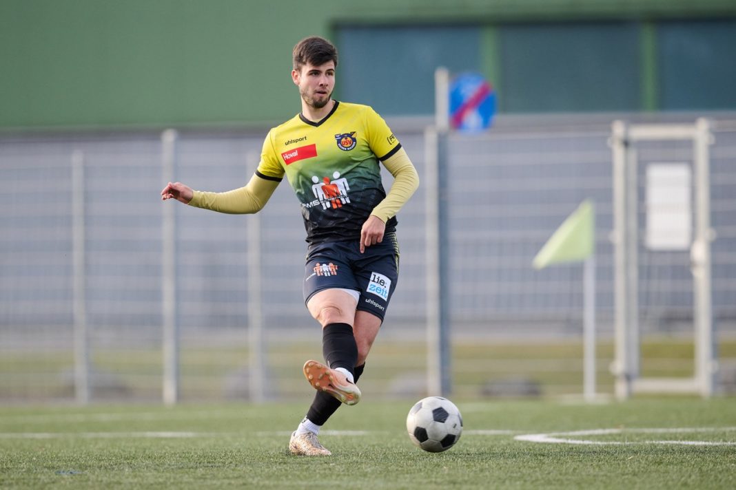 Neuerwserbung Neto Fereira, USV, VfB Hohenems-USV 3-2, am 25.1.2025. Michael Zanghellini