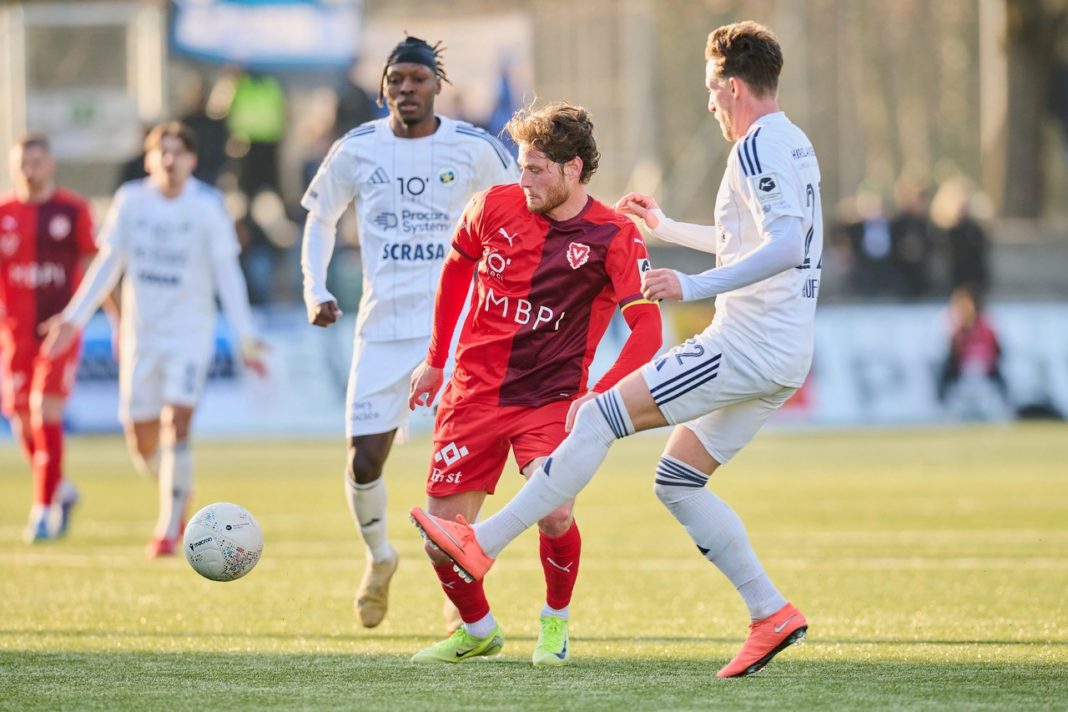 Nicalas Hasler im Spiel gegen Etoile Carouge 3-2.Niederlage.am 2.3.2025