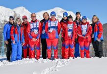 Langläufer im Divisioning über 1000 Meter