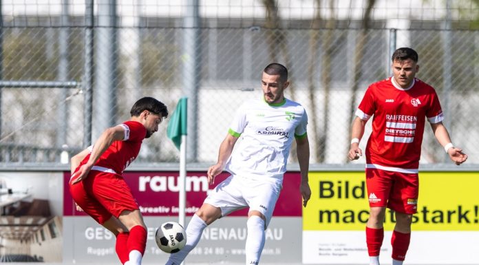 2.Liga: Ruggell gewinnt in Steinach 0:1
