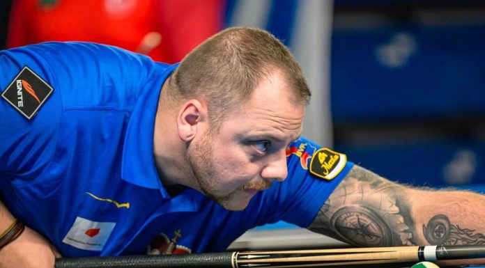 Steve Heeb zufrieden mit seiner Leistung bei der Europameisterschaft