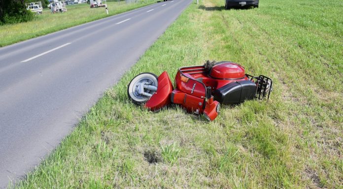 Rollerfahrer landet nach Unfall im Spital