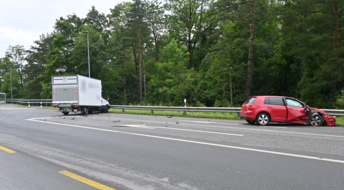 Frontalkollision in Triesen