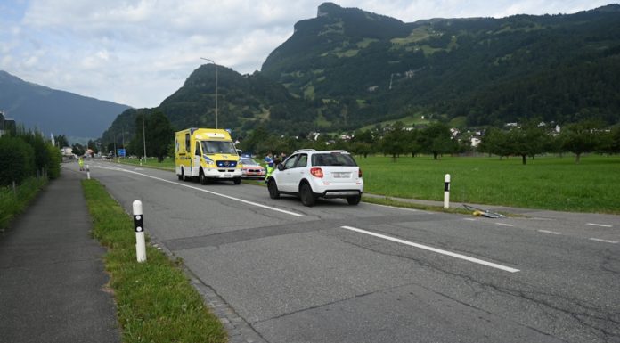 Trübbach: Fussgängerin bei Unfall verletzt