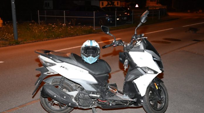 Oberriet: Alkoholisiert mit Roller Selbstunfall verursacht