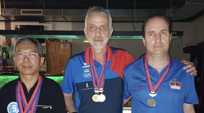 Berno Heeb erneut Senioren-Landesmeister im Billard