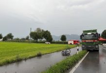 Tödlicher Verkehrsunfall eines E-Bike-Fahrers