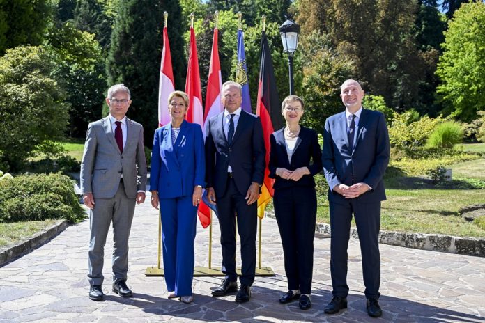 Réunion des ministres des Finances germanophones - Photo de famille