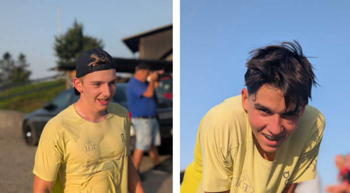 Erfolgreiche LSV- Kader-Athleth:Innen beim Schwammlauf