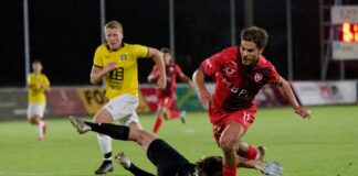 Bild: Angelo Campos im Cupspiel FC Triesenberg II - FC Vaduz I. Foto: Michael Zanghellini