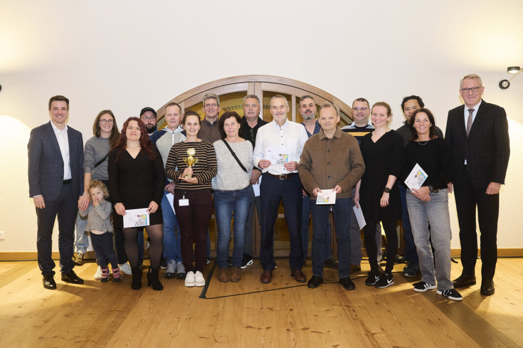 Schlussauslosung mit dem Rad zur Arbeit