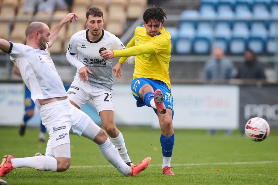 FCB -FC Arbon 2-0, am 8.11.2025. Bild Mitko Gjorgjievski FC Balzers, Bild -Michael Zanghellini