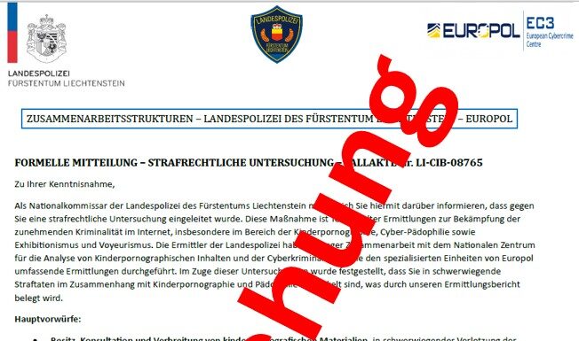 Erneut gefälschte E-Mails im Umlauf