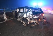 Auffahrkollision auf der Autobahn A13