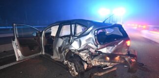 Auffahrkollision auf der Autobahn A13