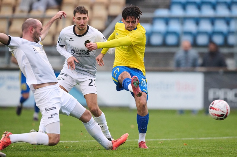 Mitko Gjorgjievski FC Balzers, gegen Arbon, Fto Michael Zanghellini