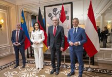 Treffen der Wirtschaftsminister:Innen deutschsprachiger Länder in Zürich