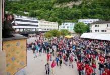 Aufstiegs- und Meisterfeier des FC Vaduz