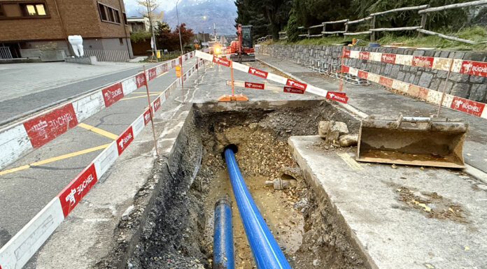 Erneuerung der Hauptleitung «Fallsgass» in Mauren abgeschlossen