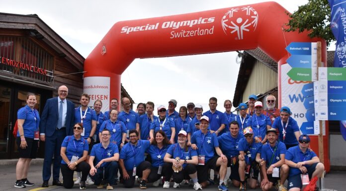 Eröffnungsfeier der Special Olympics in Zug