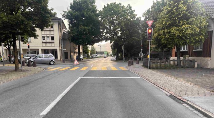 Widnau: Verkehrsunfall zwischen zwei Autos