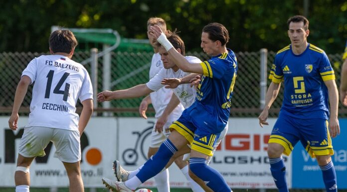 Der FC Balzers nur eine Halbzeit stark
