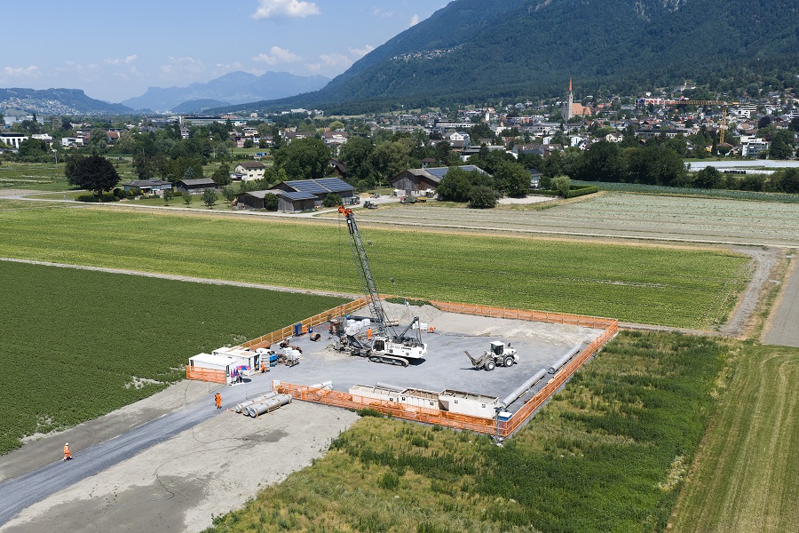 Baustart Grundwasserpumpwerk Wiesen ll