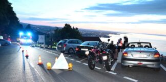 Rorschacherberg: Verkehrsunfall Auto-Motorrad
