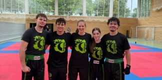 Chikudo-Athleten am Bayerncamp in Oberhaching