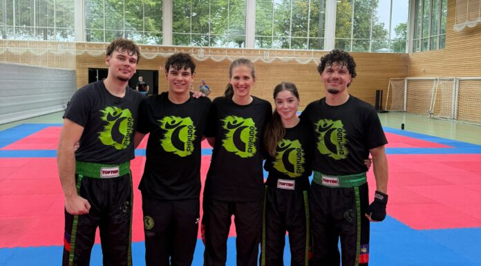 Chikudo-Athleten am Bayerncamp in Oberhaching