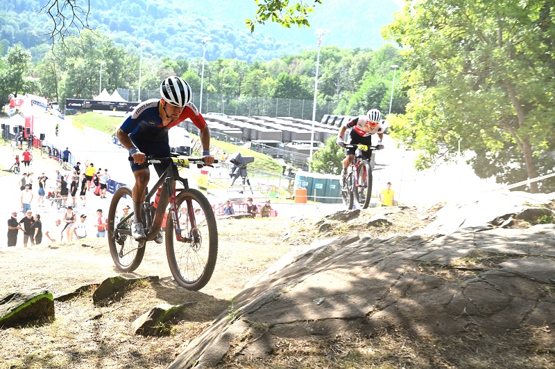 Felix Sprenger, Mountainbike-Fahrer, Triesen an der EM Cfross-Cointry Rang 13. 2.8.2026