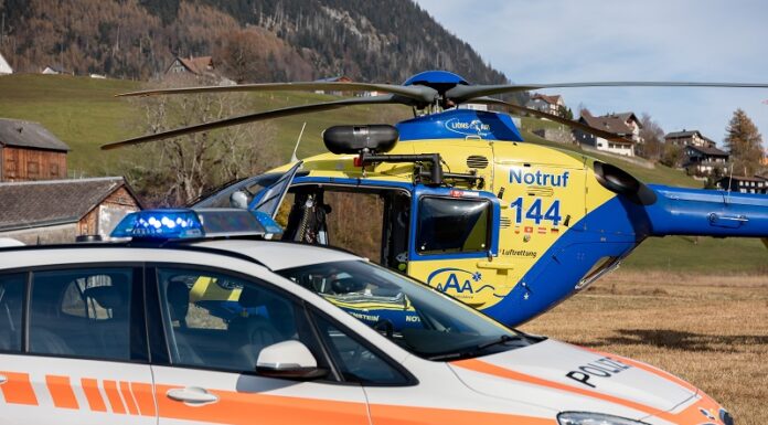 Gleitschirmpilotin bei Absturz schwer verletzt