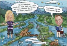 Rheinaufweitung: Ministerin im Konfliktfeld